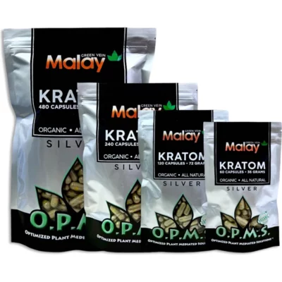 opms silver malay kratom capsules.