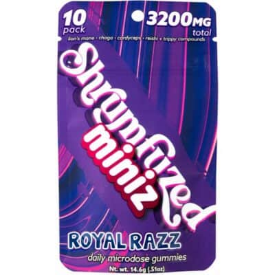 Shrumfuzed Nootropic Mushroom Miniz 10-ct - Royal Razz